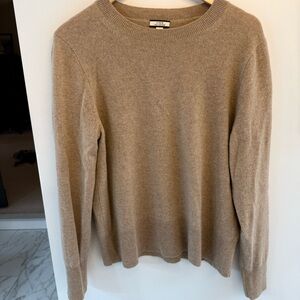 J. Crew Cashmere Sweater in Beige